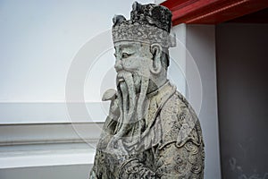 The Wat Pho Buddhist Temple in Bangkok, Thailand