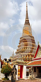 Wat Pho monastery in bangkok -Thailand