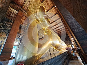 Wat Pho is one of Bangkok\'s oldest temples - Temple of the Reclining Buddha in Bangkok, Thailan