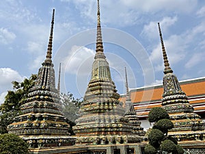 Wat Pho Stupas photo