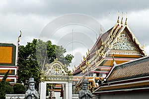 Wat Pho Temple Bangkok Thailand architecture 4