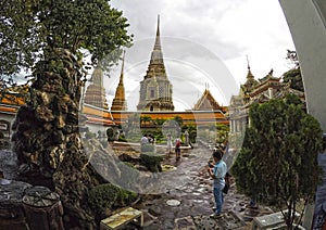 Wat Pho Temple Bangkok Thailand architecture 6