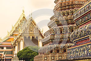 Wat Pho temple complex in Bangkok