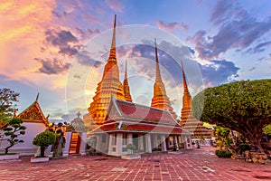 Wat Pho Temple or Wat Phra Chetuphon in Bangkok