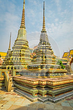 Wat Pho or Wat Phra Chetuphon, `Wat` means temple in Thai. The temple is one of Bangkok`s most famous tourist sites in