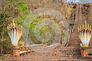 Wat Phou Salao Place in Pakse.  And the view of the Mekong River photo
