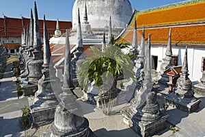 Wat Phra Baromathat in Nakhon Sri Thammarat, Thailand.