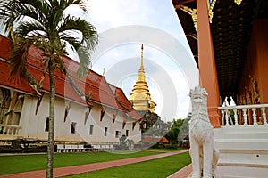 Wat Phra That Chang Kham Worawihan Historic Monastery in Nan province, Thailand