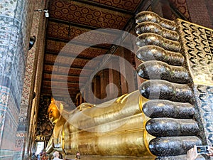 Wat Phra Chetuphon Wimon Mangkhalaram Rajwaramahawihan Buddhist temple in Bangkok, Thailand