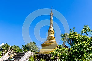 Wat Phra That Chulamanee Sri Siam, Baan kormanae, Tambon Tha Song Yang Tak Province thailand photo