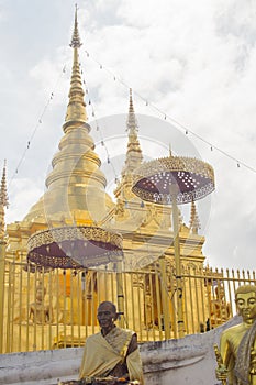 Wat Phra that Doi Koeng , Amphoe Doi Tao, Chiang Mai Thailand