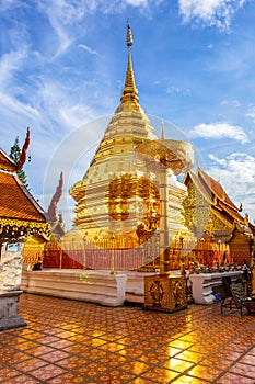 Wat Phra That Doi Suthep, The most famous temple in Chiang Mai Province, Thailand