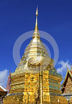 Wat Phra That Doi Suthep the most popular temple in Chiang Mai, Thailand