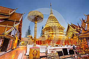 Wat Phra That Doi Suthep Temple of Chiang Mai, Thailand