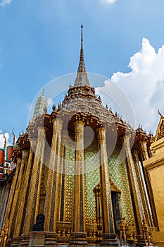 Wat Phra Kaeo,Bangkok-Grand Palace & Temple of the Emerald Buddha or Wat Phra Kaeo in Bangkok, Thailand