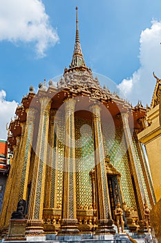 Wat Phra Kaeo,Bangkok-Grand Palace & Temple of the Emerald Buddha or Wat Phra Kaeo in Bangkok, Thailand