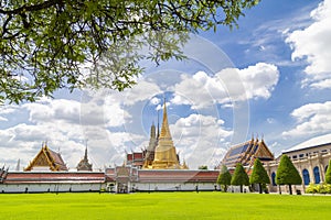 The Wat Phra Kaeo, Temple of the Emerald Buddha,Bangkok Thailand