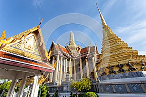Wat Phra Kaew Ancient temple in bangkok, Thailand