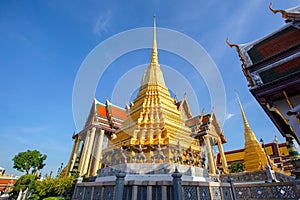 Wat Phra Kaew Ancient temple in bangkok, Thailand