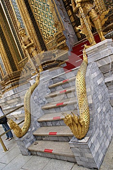 Wat Phra Kaew Entrance, Bangkok, Thailand, Asia