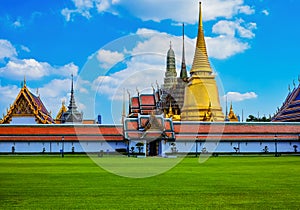 Wat Phra Kaew Grand Palace at Bangkok