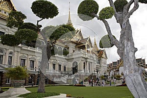 Wat Phra Kaew, the Royal Palace in Bangkok photo
