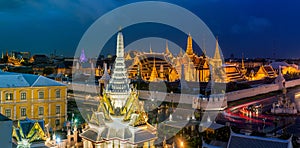 Wat Phra Kaew Royal Palace in Bangkok, Thailand