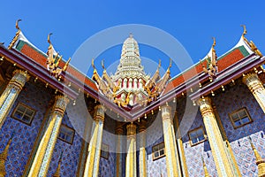 Wat Phra Kaew, Temple of the Emerald Buddha, Thailand, Bangkok