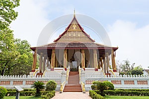 Wat Phra Keo Temple in Vientiane