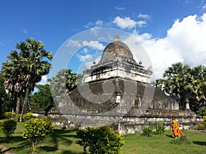 Wat Phra That Mak Mo or Wat Wi Chun rach at Luang Prabang Loas