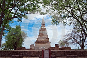 Wat Phra Ngam, Ayudhya province, temple in Thailan