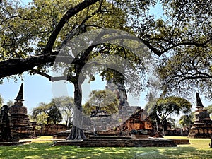 Wat Phra Ram inside Ayutthaya historical park, Thailand