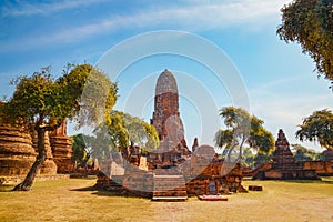 Wat Phra Ram Temple in Ayuthaya Historical Park, Thailand