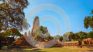 Wat Phra Ram Temple in Ayuthaya Historical Park, Thailand