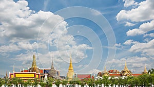 Wat Phra Si Rattana Satsadaram or wat phra kaew beautiful architecture, historic attractions