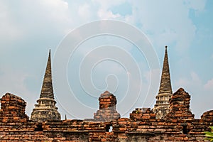 Wat Phra Si Sanphet in Ayutthaya historical park