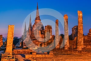 Wat Phra Si Sanphet, Ayutthaya, Thailand