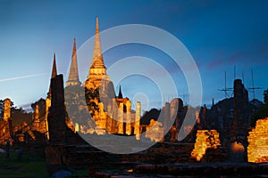 Wat Phra Si Sanphet, Ayutthaya, Thailand