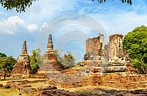 Wat Phra Si Sanphet temple in the Ayutthaya Historical Park - Thailand