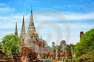 Wat Phra Si Sanphet temple. Thailand, Ayutthaya