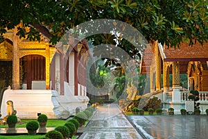 Wat Phra Singh Temple, Chiang Mai, Thailand.