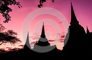 Wat Phra Sri Sanphet Temple, Ayutthaya, Thailand