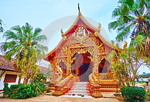 Wat Phrao Wat Lum viharn of Wat Phra That Lampang Luang Temple, Lampang, Thailand