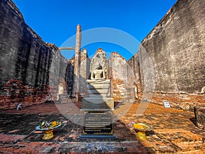 wat phrasi rattana mahathat, ruin temple in Lopburi, Thailand