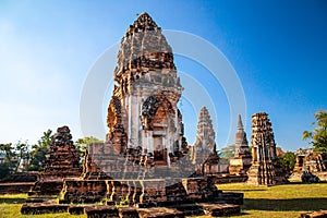 wat phrasi rattana mahathat, ruin temple in Lopburi, Thailand