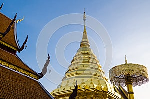 Wat Phrathat Doi Suthep at Chiangmai, Thailand.