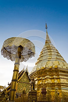 Wat Phrathat Doi Suthep at Chiangmai, Thailand.