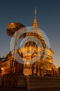 Wat Phrathat Doi Suthep temple in Chiang Mai , Thailand