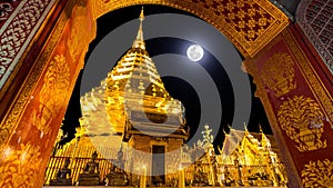 Wat Phrathat Doi Suthep Temple Of Chiang Mai, Thailand