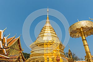 Wat Phrathat Doi Suthep temple in Chiang Mai, Thailand